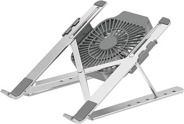 Alt view image 2 of 6 - Foldable Laptop tablet Stand Cooling Fan Heat Dissipation Desktop For MacBook Air Pro Notebook Holder For HP For DELL Cooler