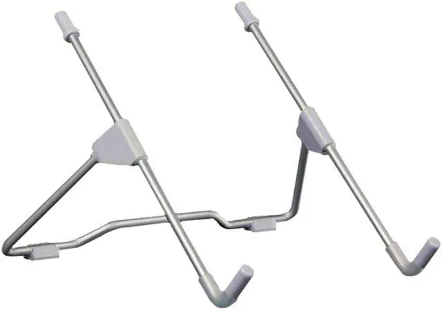 Alt view image 2 of 6 - Folding Laptop Stand Height Adjustable Aluminum Alloy Laptop Stand Bracket Laptop Holder for 10-17inch PC Notebook