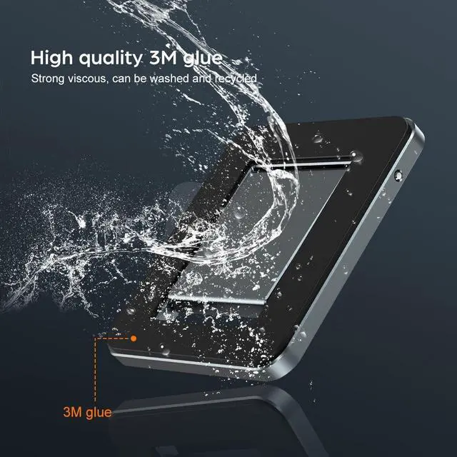 Alt view image 2 of 6 - Mini Portable Invisible Laptop Metal Holder Adjustable Cooling Stand Foldable Multifunctional Holder 1Pair for Laptop Notebook