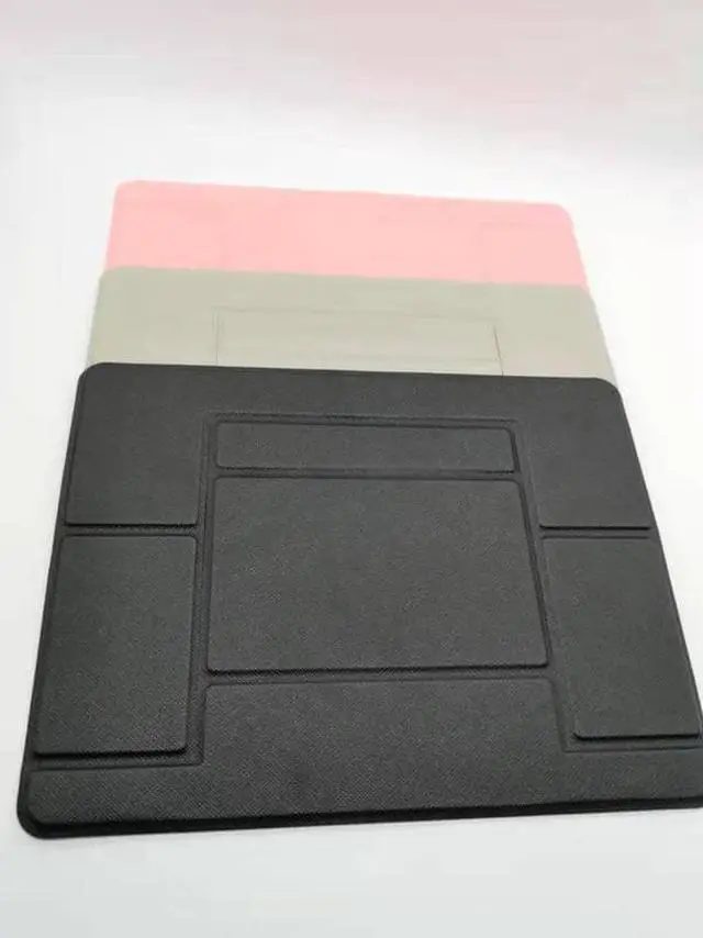 Alt view image 2 of 6 - Adjustable Laptop Stand Laptop Pad Adhesive Invisible Stand Folding Bracket Portable Tablet Holder for iPad MacBook Laptop