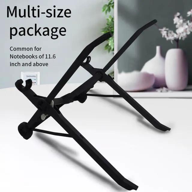 Alt view image 4 of 4 - TISHRIC Laptop Stand Folding Lifting Notebook Computer Cooling Bracket Laptop Base/Holder Common for Notebook of 11.6 inch Above