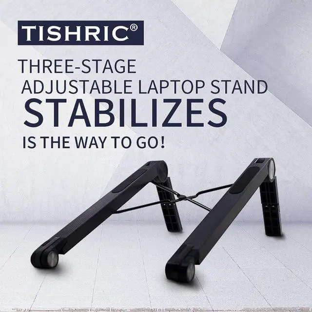 Main image of TISHRIC T6 Laptop Stand/Racks/Base/Holder Adjustable Foldable Laptop Stand Aluminium Notebook Stand Support Laptop Accessories