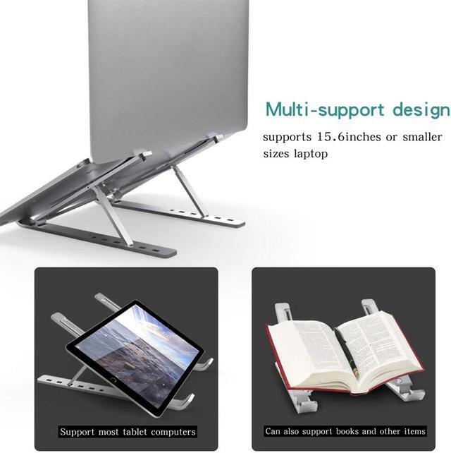 Alt view image 6 of 6 - Adjustable Foldable Laptop Stand Non slip Desktop Notebook Holder Laptop Stand For Macbook For iPad For DELL For HP