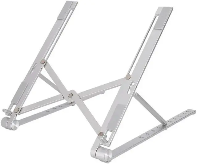 Main image of Aluminum Alloy Portable Laptop Stand Adjustable Notebook Cooling Stand Riser Foldable Laptop Bracket Support Holder