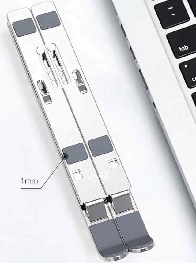 Alt view image 6 of 6 - Portable Laptop Stand Holder For Macbook Air Pro Aluminum Alloy Notebook Support Holder PC Computer Stand Cooling Bracket