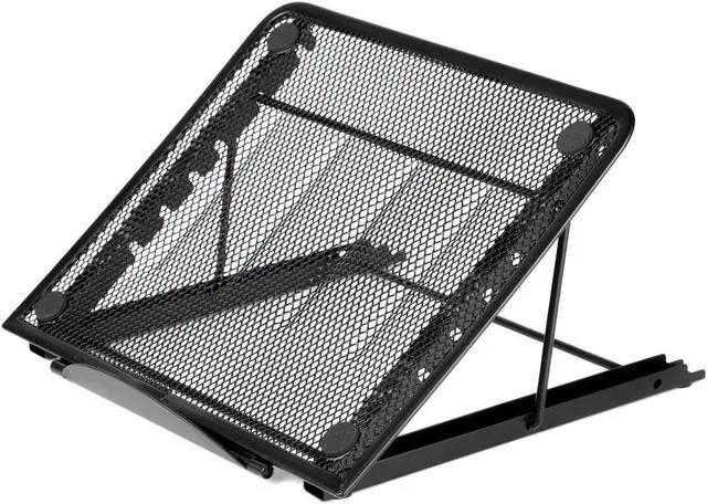 Main image of Mesh Ventilated Adjustable Laptop Stand for Laptop/Notebook /Tablet and more (Black)