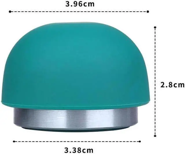 Alt view image 6 of 6 - 1 Pair Mushroom Shape Laptop Stand Metal Notebook Laptop Alloy Silicone Holder Holder Stand Laptop Foldable Cooling Mini C1I6