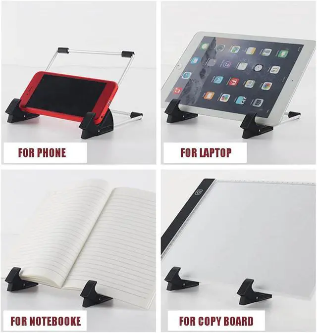 Alt view image 2 of 6 - Foldable Laptop Stand Adjustable Notebook Stand Portable Laptop Holder Tablet Stand Computer Support For Computer