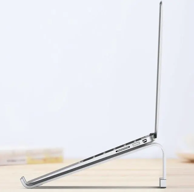 Alt view image 4 of 6 - 11-17 inch Aluminum Alloy Folding Laptop Stand Adjustable Notebook Support Stand For Macbook Pro Non slip Cooling Bracket