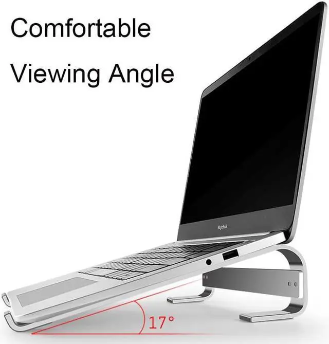 Alt view image 3 of 6 - Aluminum Laptop Stand Notebook Support Holder For Huawei Xiaomi Chromebook Macbook Pro HP Dell Asus Computer Bracket Accessories