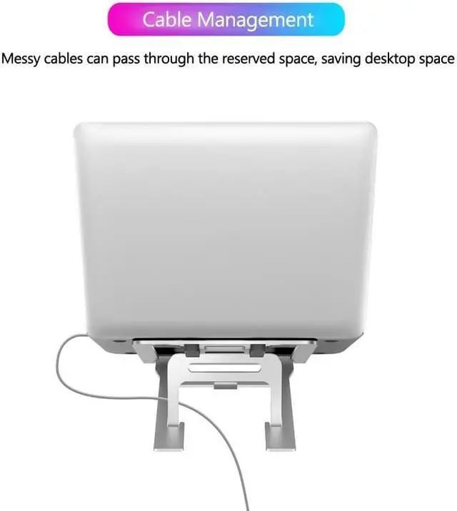 Alt view image 5 of 6 - Laptop Stand Adjustable Notebook Stand Portable Laptop Holder Tablet Stand Computer Support For MacBook Air Pro ipad