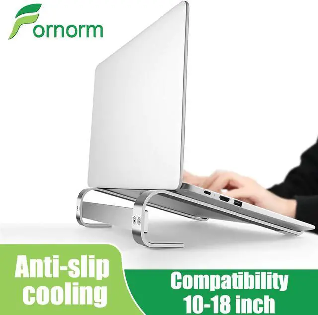 Main image of 10 18 Inch Aluminum Alloy Folding Laptop Stand Adjustable Notebook Support Stand For Macbook Pro Non Slip Cooling Bracket