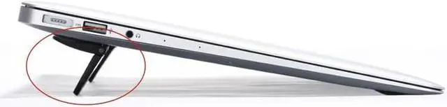 Alt view image 3 of 6 - Laptop Stand for MacBook Pro Universal Desktop Laptop Holder Mini Portable Cooling Pad Notebook Stand for Macbook Air