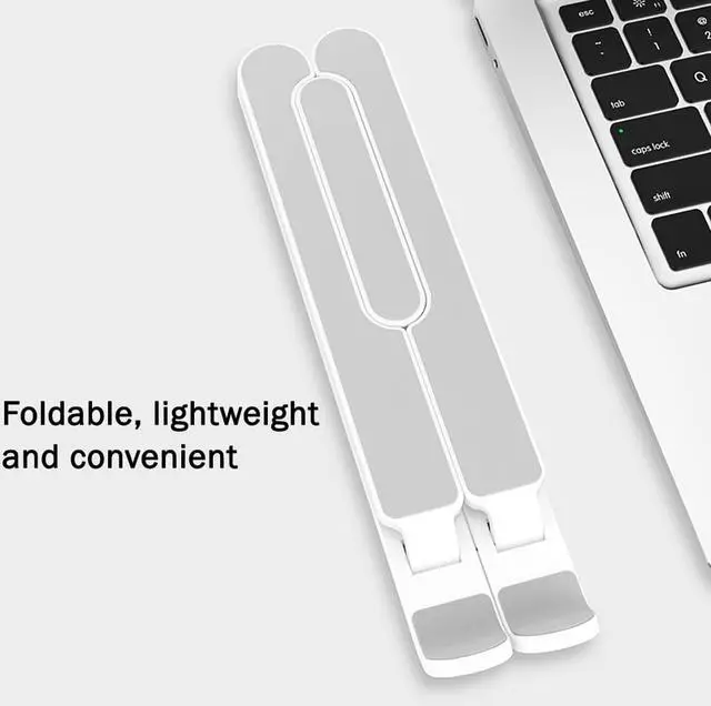 Alt view image 5 of 6 - Laptop Stand Holder Foldable Support Base Laptop Stand For Macbook Pro Air HP Lapdesk Computer Cooling Bracket Riser
