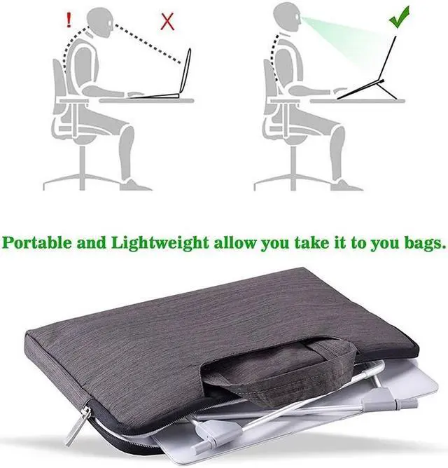 Alt view image 4 of 6 - Laptop Stand Fixed Folding Bracket Computer Cooling Base Diamond Painting Suitable For Notebook Laptop Tablet Desk Use Gadgets