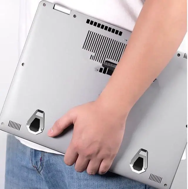 Alt view image 5 of 6 - Shield Type Laptop Stand Mini Laptop Stand Laptop Cooler Suitable for Lenovo Dell Samsung Alienware(2Pcs)
