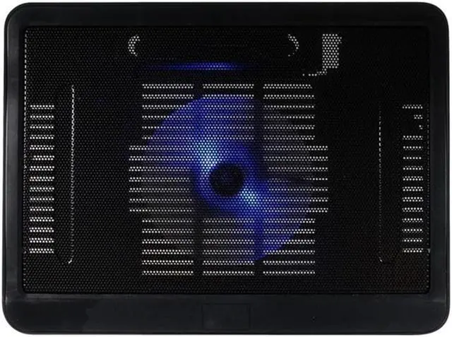 Alt view image 2 of 6 - 15.6inch Black Ultra Thin Laptop Cooling Pad Adjustable Stand Notebook Ventilation Fan USB Computer Bracket Cooler