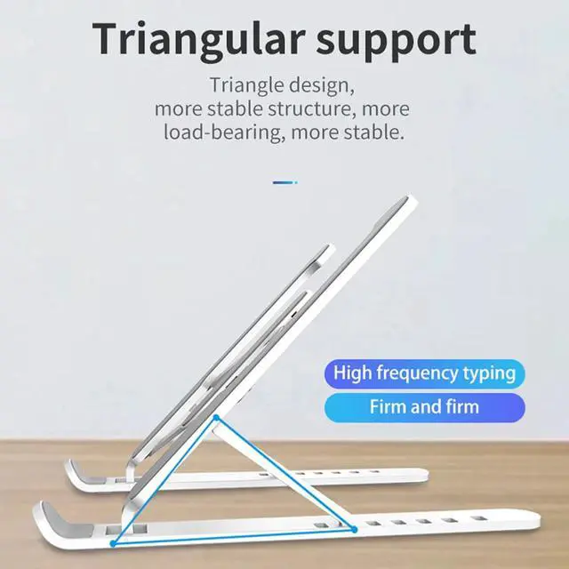 Alt view image 4 of 6 - 11-15.6inch Laptop Stand Foldable Notebook Stand Holder For Macbook Pro Air DELL HP Lapdesk PC Computer Cooling Bracket