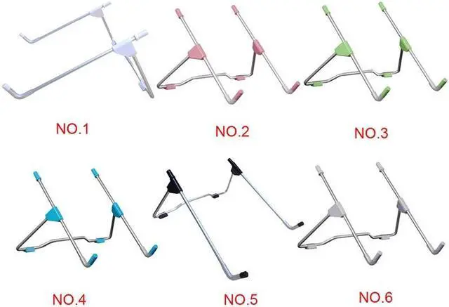 Alt view image 5 of 6 - Laptop Stand Fixed Folding Bracket Computer Cooling Base Diamond Painting Suitable For Notebook Laptop Tablet Desk Use Gadgets