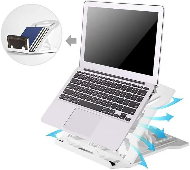 Alt view image 5 of 6 - Laptop Stand Adjustable Laptop Stand Multi Angle Swivel Stand Mobile Phone Pad Stand for 10 to 17 Inch Laptops