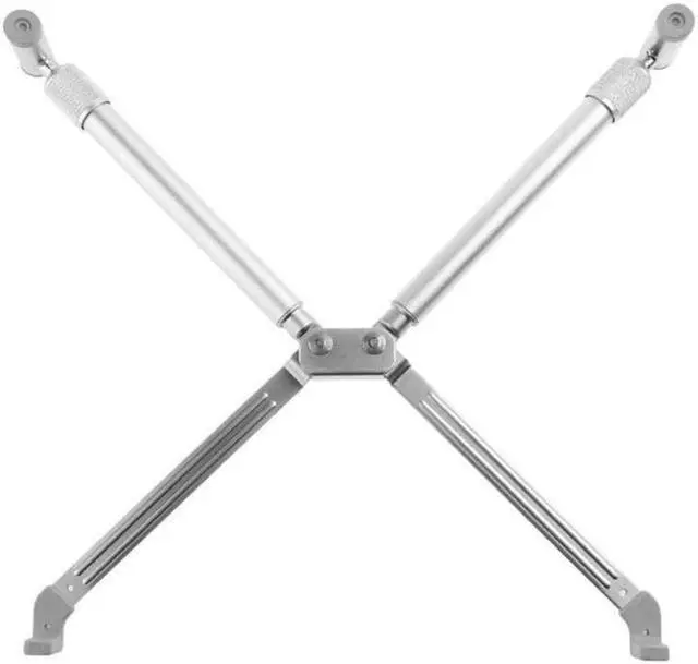 Alt view image 3 of 6 - Portable Laptop Stand Holder Folding Adjustable Laptop Stand Notebook Stand Aluminium Laptop X Stand for Macbook Laptop Notobook
