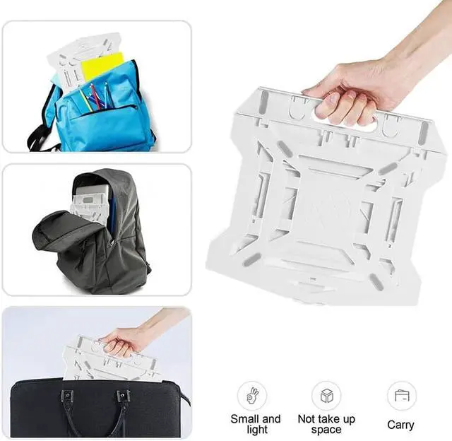 Alt view image 4 of 6 - Laptop Stand Adjustable Laptop Stand Multi Angle Swivel Stand Mobile Phone Pad Stand for 10 to 17 Inch Laptops