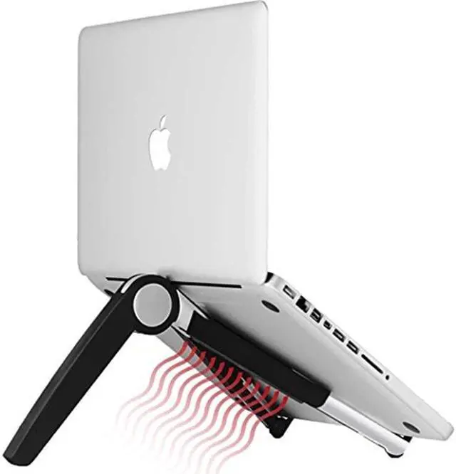Alt view image 2 of 6 - Adjustable Laptop Stand Mount for Macbook Pro 13 Air Thinkpad Notebook Stand Tablet Holder Lapdesk Support Lap Top Cooling Stand