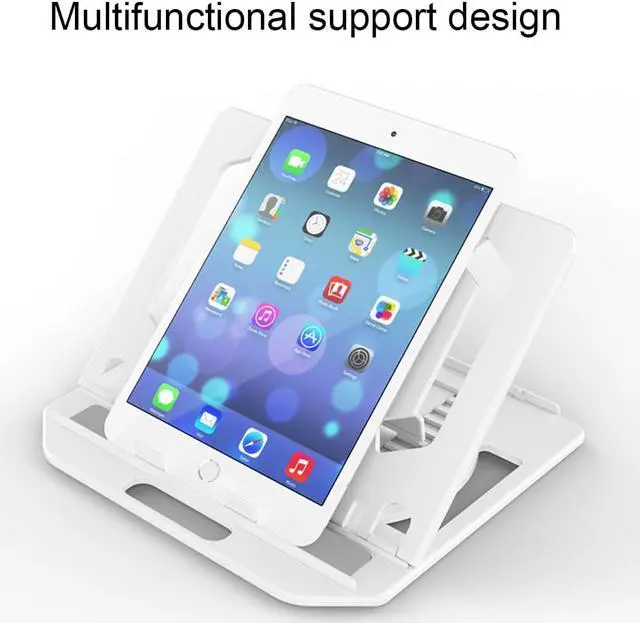 Alt view image 6 of 6 - Adjustment Folding Notebook Laptop Stand Holder Anti skid Cooling Bracket with Cell Phone Holder For 11-17inch Laptop Stand New