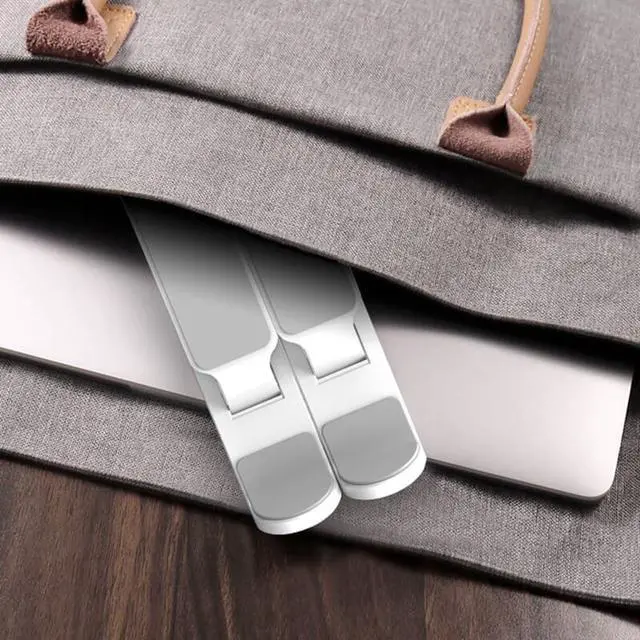 Alt view image 6 of 6 - Foldable Laptop Stand Portable Support Base Notebook Holder for HP Computer Cooling Bracket Riser