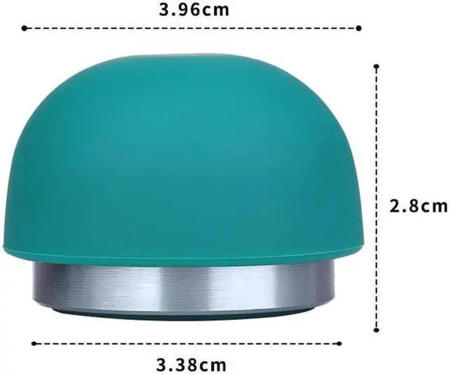 Alt view image 6 of 6 - 1 Pair Mushroom Shape Laptop Stand Metal Notebook Laptop Holder Cooling Foldable Mini Alloy Silicone Holder Laptop Stand T1D5