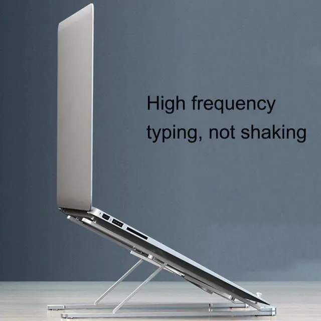 Main image of Folding Adjustable Laptop Stand Holder for11-17.3 MacBook Notebook Aluminum Alloy Cooling Universal Non Slip Laptop Stand Rack