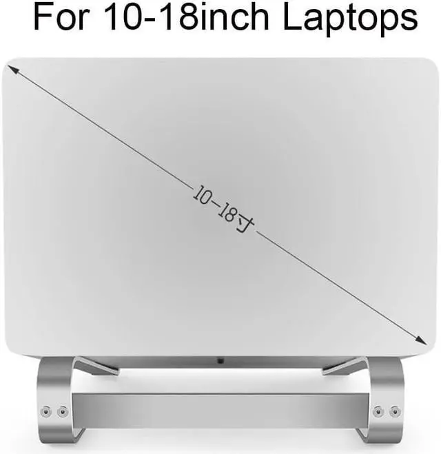 Alt view image 4 of 6 - Aluminum Laptop Stand Notebook Support Holder For Huawei Xiaomi Chromebook Macbook Pro HP Dell Asus Computer Bracket Accessories