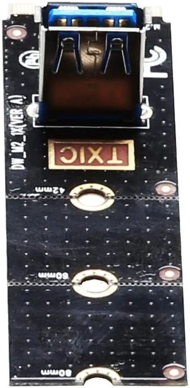 Alt view image 3 of 4 - 2pcs NGFF to PCI-E Riser Card M2 Slot to PCIe Expansion Card Convertor USB 3.0 Extender Adapter for Graphics Cards for BTC Miner