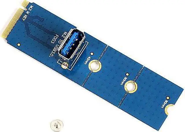Alt view image 2 of 4 - NGFF M.2 to USB 3.0 Transfer Card Mining Pcie Riser Card 2280/2260/2242 Breakable