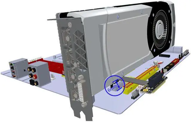 Alt view image 4 of 6 - Misskit PCIE X1 Riser Cable Dual 90 Degree Right Angle PCIe 3.0 x1 to x1 Extension Cable 8Gbps PCI Express 1x Riser Card Ribbon Extender(11.81")