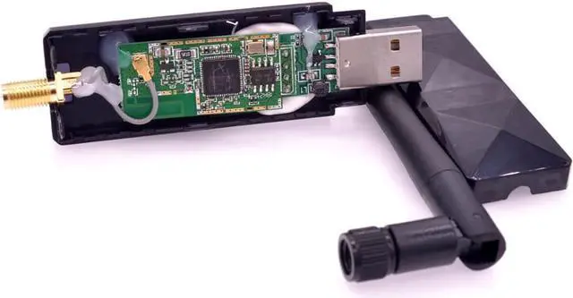 Alt view image 6 of 6 - CtrlFox Atheros AR9271 802.11n 150Mbps Wireless USB WiFi Adapter 3dBi WiFi Antenna Network Card for Windows 7/8/10 Kali Linux