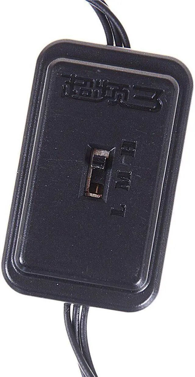 Alt view image 7 of 9 - PC Cooling Fan 3 Pin 3 Speed Adjustable Speed Control Controller