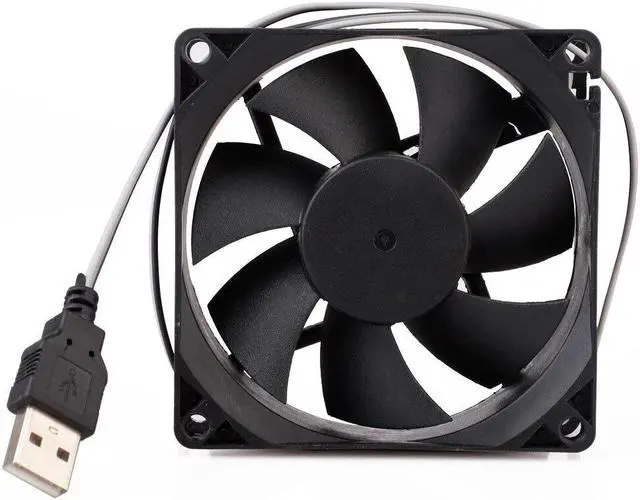 Main image of 5V 80mm Computer Cooling Fan Portable USB Cooler Small PC CPU Cooling Computer Components Cooling Accessories 80*80*10mm