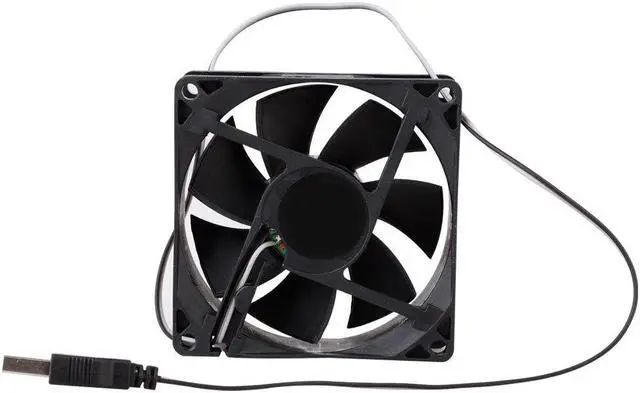 Alt view image 5 of 6 - 5V 80mm Computer Cooling Fan Portable USB Cooler Small PC CPU Cooling Computer Components Cooling Accessories 80*80*10mm
