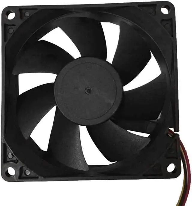 Alt view image 4 of 5 - Quiet 8cm/80mm/80x80x25mm 12V Computer/PC/CPU Silent Cooling Case Fan
