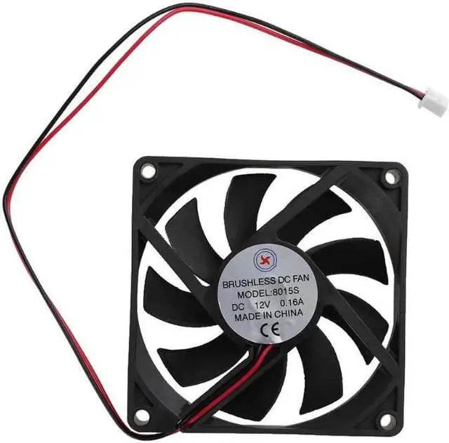 Alt view image 2 of 6 - Low Noise Brushless Cooling Fan Computer Cooler System PC Accessories 60*60*25/80*80*15/92*92*25mm