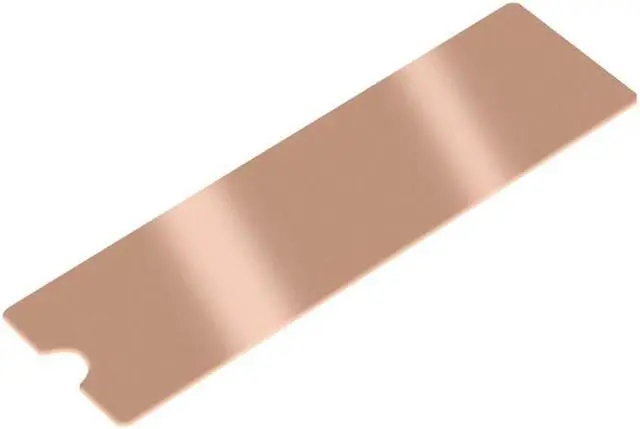Alt view image 2 of 5 - Cooling Copper Sheet M.2 Heatsink NVME Heat Sink NGFF M.2 2280 Thermal Pad Conductivity Silicone Wafer Cooling Fan Cooler