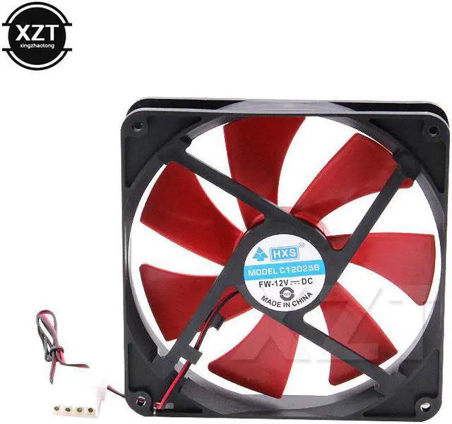 Main image of Computer Case 140MM Fan CPU Cooler Cooling Fan 140 MM silent quiet 140mm DC 12V 4D plug computer cooling fan heatsink 14cm