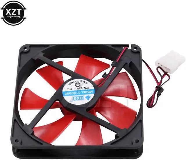 Alt view image 3 of 4 - Computer Case 140MM Fan CPU Cooler Cooling Fan 140 MM silent quiet 140mm DC 12V 4D plug computer cooling fan heatsink 14cm