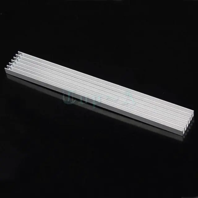 Alt view image 3 of 6 - 1piece 150x20x5mm Aluminum Heatsink Radiator Router Heat Sink Chip Electronic Products Cooling Fan 100mm x 20mm x 5mm