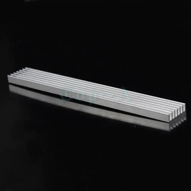 Alt view image 4 of 6 - 1piece 150x20x5mm Aluminum Heatsink Radiator Router Heat Sink Chip Electronic Products Cooling Fan 100mm x 20mm x 5mm
