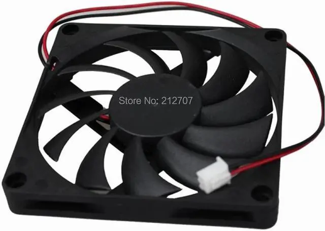 Alt view image 6 of 6 - DC 24V 2Pin 8CM 80MM 8010 80x80x10mm Computer Case Cooling Fan