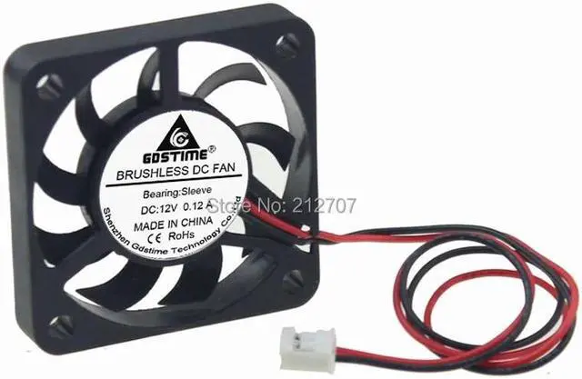 Alt view image 5 of 6 - 1PCS 40x40x7mm 4007 DC 12V 2Pin 40mm Mini Computer Cooler Cooling Fan