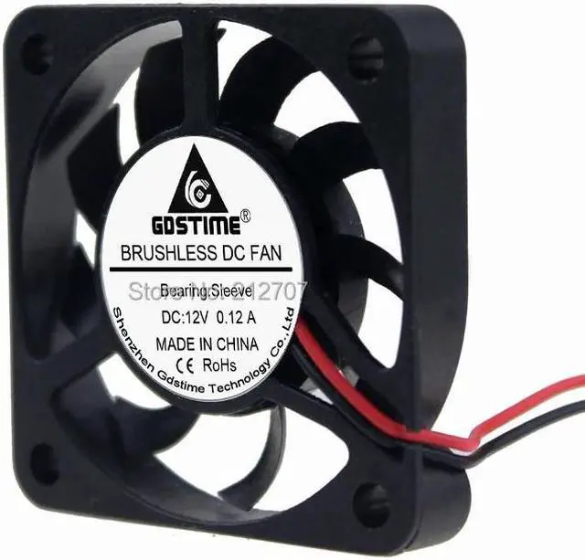 Alt view image 2 of 6 - 1PCS 40x40x7mm 4007 DC 12V 2Pin 40mm Mini Computer Cooler Cooling Fan