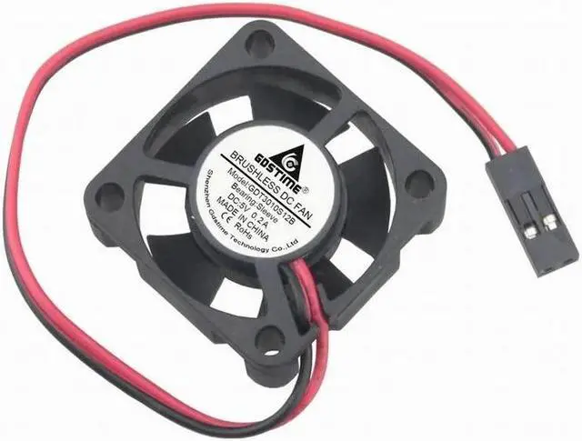 Alt view image 4 of 6 - 2PCS DC 5V 30x30x10mm 3cm Mini Dupont 30mm 30mmx30mmx10mm DC Brushless Cooling Cooler Fan